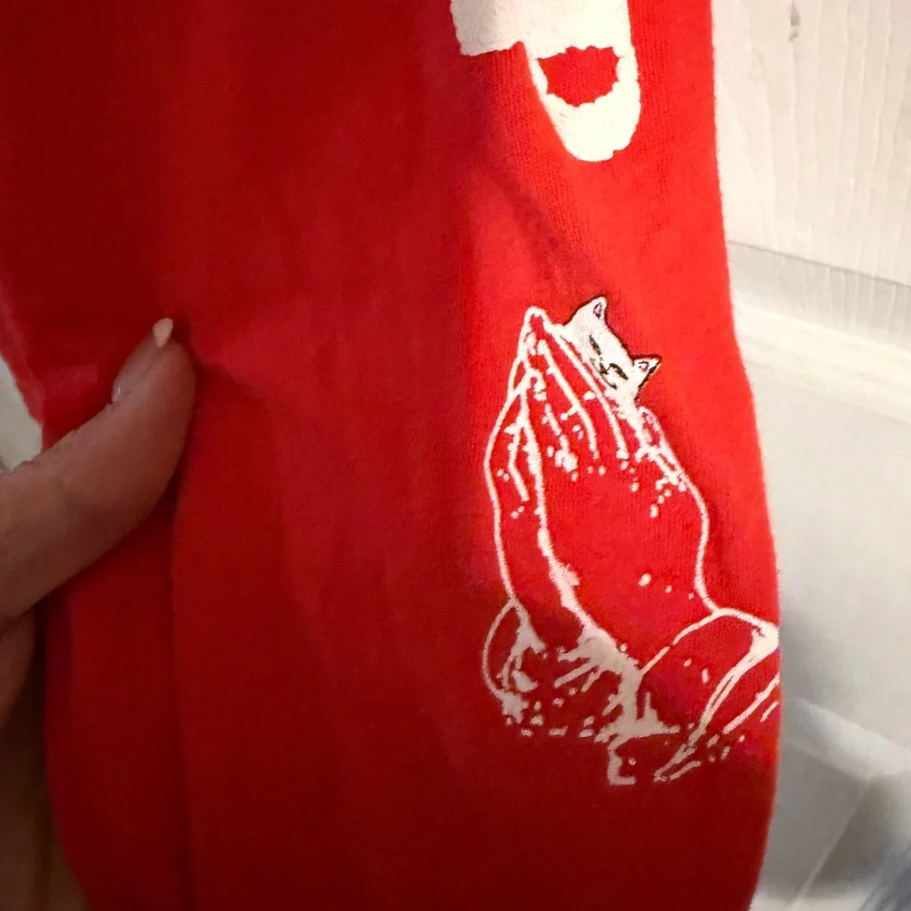 Ripndip Red Cat Pocket Long Sleeve - Picture 6 of 7